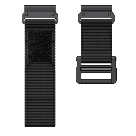 Hook And Loop Fastener Nylon Watchband, For Garmin Fenix 7X