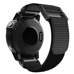 Hook And Loop Fastener Nylon Watchband, For Garmin Fenix 7X