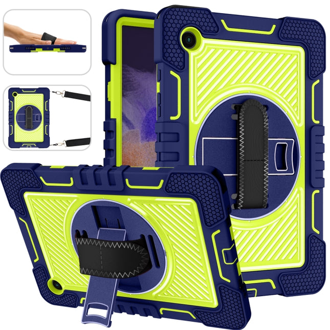 360 Degree Rotation Contrast Color Silicone + PC Tablet Case, For Samsung Galaxy Tab A8 10.5 2021