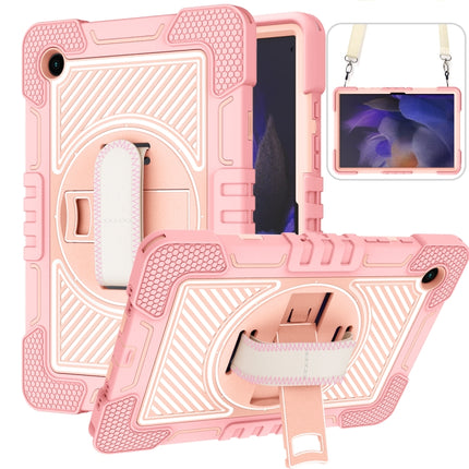 360 Degree Rotation Contrast Color Silicone + PC Tablet Case, For Samsung Galaxy Tab A8 10.5 2021
