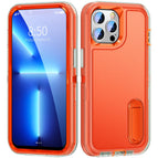 For iPhone 13 Pro Max / Transparent + Orange