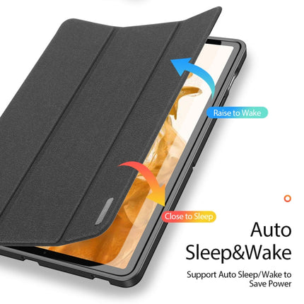 DUX DUCIS Domo Series Magnetic PU Leather Tablet Case, For Samsung Galaxy Tab S8 / Galaxy Tab S7
