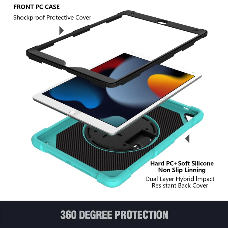 PC + Silicone Combination Tablet Case, For iPad 10.2 2021 / 2020 / 2019