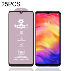 25 PCS 9H HD Large Arc High Alumina Full Screen Tempered Glass Film, For Xiaomi Redmi 6(25 PCS), For Xiaomi Redmi 6A(25 PCS), For Xiaomi Redmi 6 Pro(25 PCS), For Xiaomi Redmi 7(25 PCS), For Xiaomi Redmi 7A(25 PCS), For Xiaomi Redmi Go(25 PCS)