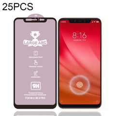 25 PCS 9H HD Large Arc High Alumina Full Screen Tempered Glass Film, For Xiaomi Redmi 6(25 PCS), For Xiaomi Redmi 6A(25 PCS), For Xiaomi Redmi 6 Pro(25 PCS), For Xiaomi Redmi 7(25 PCS), For Xiaomi Redmi 7A(25 PCS), For Xiaomi Redmi Go(25 PCS)