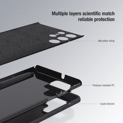NILLKIN CamShield Liquid Silicone + PC Phone Case, For Samsung Galaxy S22 Ultra 5G