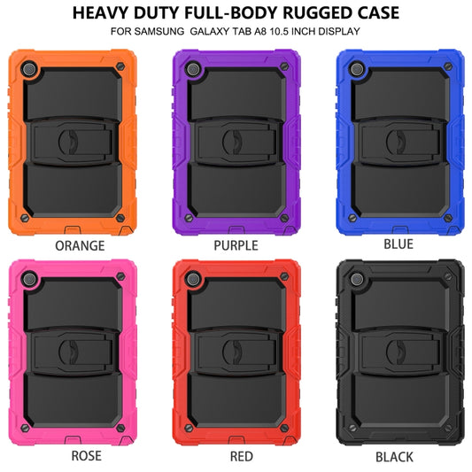 Shockproof Black Silicone + PC Tablet Protective Case, For Samsung Galaxy Tab A8 10.5 2021