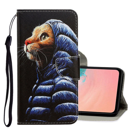 3D Colored Drawing Horizontal Flip PU Leather Case with Holder & Card Slots & Wallet