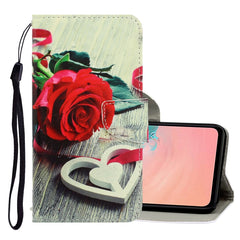 3D Colored Drawing Horizontal Flip PU Leather Case with Holder & Card Slots & Wallet, For Galaxy A51