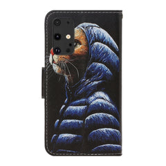 3D Colored Drawing Horizontal Flip PU Leather Case with Holder & Card Slots & Wallet