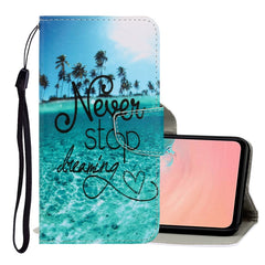 3D Colored Drawing Horizontal Flip PU Leather Case with Holder & Card Slots & Wallet, For Galaxy S20+