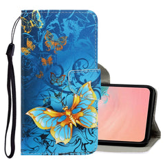 3D Colored Drawing Horizontal Flip PU Leather Case with Holder & Card Slots & Wallet