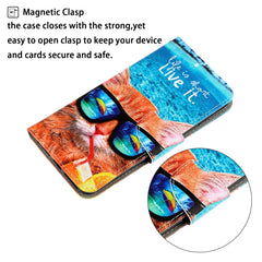 3D Colored Drawing Horizontal Flip PU Leather Case with Holder & Card Slots & Wallet, For Galaxy S20