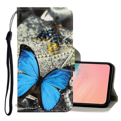 3D Colored Drawing Horizontal Flip PU Leather Case with Holder & Card Slots & Wallet