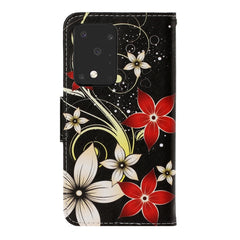 3D Colored Drawing Horizontal Flip PU Leather Case with Holder & Card Slots & Wallet, For Galaxy S20 Ultra