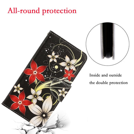 3D Colored Drawing Horizontal Flip PU Leather Case with Holder & Card Slots & Wallet
