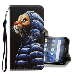 3D Colored Drawing Horizontal Flip PU Leather Case with Holder & Card Slots & Wallet, For Nokia 2.2