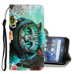 3D Colored Drawing Horizontal Flip PU Leather Case with Holder & Card Slots & Wallet, For Nokia 2.2