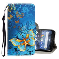 3D Colored Drawing Horizontal Flip PU Leather Case with Holder & Card Slots & Wallet, For Nokia 2.2