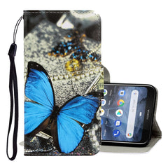 3D Colored Drawing Horizontal Flip PU Leather Case with Holder & Card Slots & Wallet, For Nokia 2.2