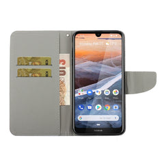 3D Colored Drawing Horizontal Flip PU Leather Case with Holder & Card Slots & Wallet, For Nokia 3.2