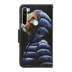3D Colored Drawing Horizontal Flip PU Leather Case with Holder & Card Slots & Wallet