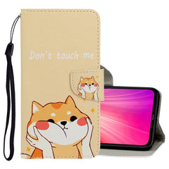 3D Colored Drawing Horizontal Flip PU Leather Case with Holder & Card Slots & Wallet, For Xiaomi Redmi Note 8T