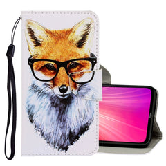 3D Colored Drawing Horizontal Flip PU Leather Case with Holder & Card Slots & Wallet, For Xiaomi Redmi Note 8T