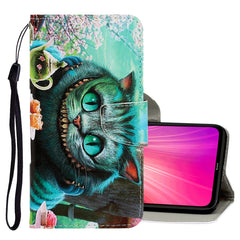 3D Colored Drawing Horizontal Flip PU Leather Case with Holder & Card Slots & Wallet, For Xiaomi Redmi Note 8T