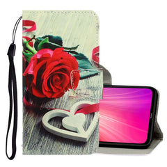 3D Colored Drawing Horizontal Flip PU Leather Case with Holder & Card Slots & Wallet, For Xiaomi Redmi Note 8T