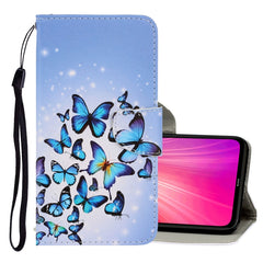 3D Colored Drawing Horizontal Flip PU Leather Case with Holder & Card Slots & Wallet, For Xiaomi Redmi Note 8T