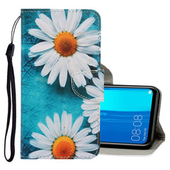 3D Colored Drawing Horizontal Flip PU Leather Case with Holder & Card Slots & Wallet, For Huawei Y9 2019