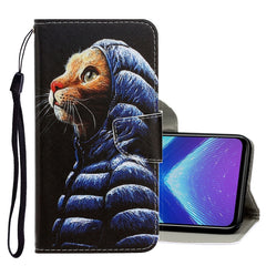 3D Colored Drawing Horizontal Flip PU Leather Case with Holder & Card Slots & Wallet, For Huawei Honor 8X