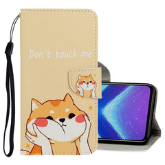 3D Colored Drawing Horizontal Flip PU Leather Case with Holder & Card Slots & Wallet, For Huawei Honor 8X