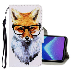 3D Colored Drawing Horizontal Flip PU Leather Case with Holder & Card Slots & Wallet, For Huawei Honor 8X