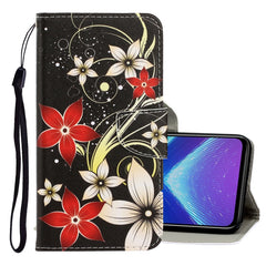 3D Colored Drawing Horizontal Flip PU Leather Case with Holder & Card Slots & Wallet, For Huawei Honor 8X