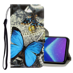 3D Colored Drawing Horizontal Flip PU Leather Case with Holder & Card Slots & Wallet, For Huawei Honor 8X