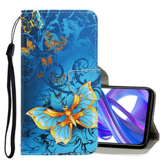 3D Colored Drawing Horizontal Flip PU Leather Case with Holder & Card Slots & Wallet, For Huawei Honor 9X