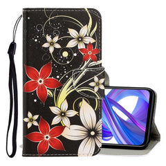 3D Colored Drawing Horizontal Flip PU Leather Case with Holder & Card Slots & Wallet, For Huawei Honor 9X