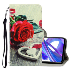 3D Colored Drawing Horizontal Flip PU Leather Case with Holder & Card Slots & Wallet, For Huawei Honor 9X