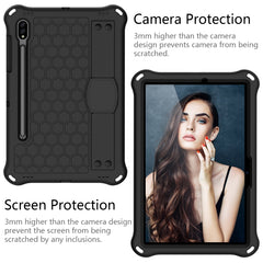 Honeycomb Design EVA + PC Tablet Case with Strap, For Samsung Galaxy Tab S8 / Tab S7