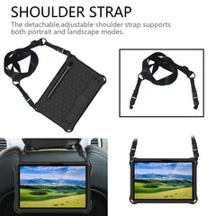 Honeycomb Design EVA + PC Tablet Case with Strap, For Samsung Galaxy Tab S8 / Tab S7