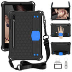 For Samsung Galaxy Tab S8 / Tab S7 / Black+Blue