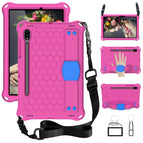 For Samsung Galaxy Tab S8 / Tab S7 / Rose Red+Blue
