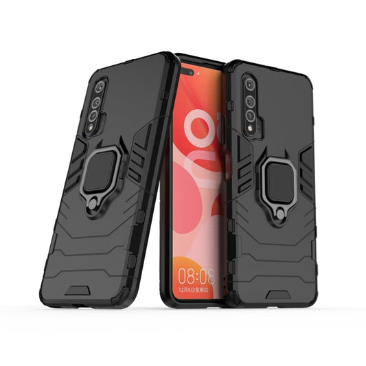 Shockproof PC + TPU Protective Case with Magnetic Ring Holder, For Huawei Nova 6 5G, For Galaxy S20+