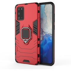 Shockproof PC + TPU Protective Case with Magnetic Ring Holder, For Huawei Nova 6 5G, For Galaxy S20+