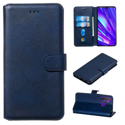 Classic Calf Texture Horizontal Flip PU Leather Case, with Holder & Card Slots & Wallet, For OPPO Realme 5, For OPPO Realme 5 Pro / Realme Q