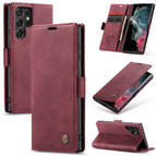 For Samsung Galaxy S22 Ultra 5G / Wine Red