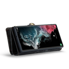 CaseMe-008 Detachable Multifunctional Horizontal Flip Leather Case, For Samsung Galaxy S22 Ultra 5G