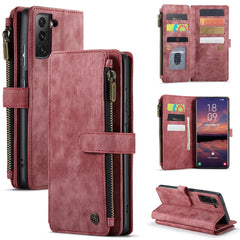 CaseMe C30 Multifunctional Phone Leather Case with Holder & Card Slot & Wallet, For Samsung Galaxy S22 5G, For Samsung Galaxy S22+ 5G, For Samsung Galaxy S22 Ultra 5G